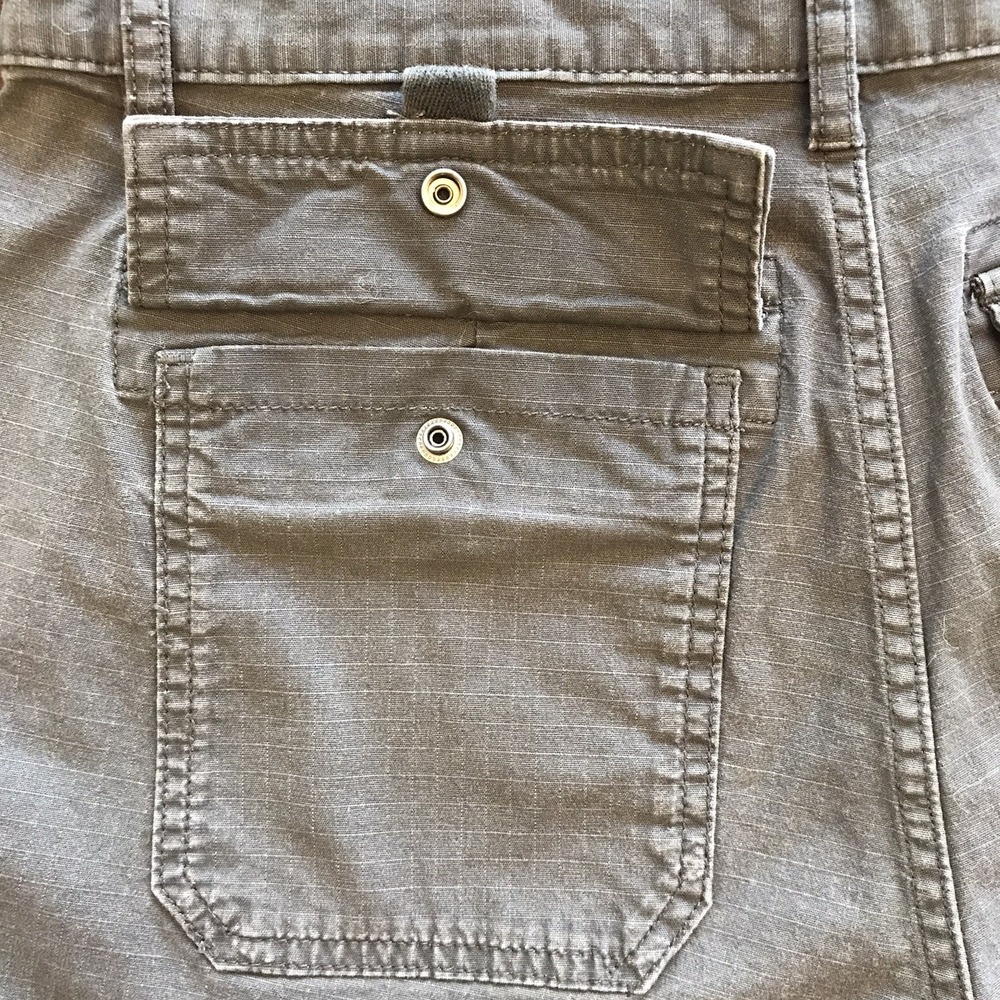 Eddie Bauer Shorts Women's 6 Gray Ripstop Specially Dyed Outdoor Hiking Casual - Picture 6 of 14